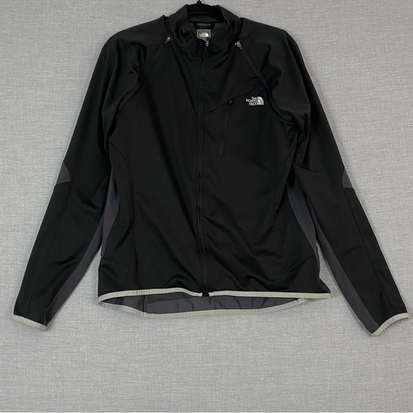 The North Face Convertible Jacket Vest Windstopper Sz Large - Picture 1 of 12